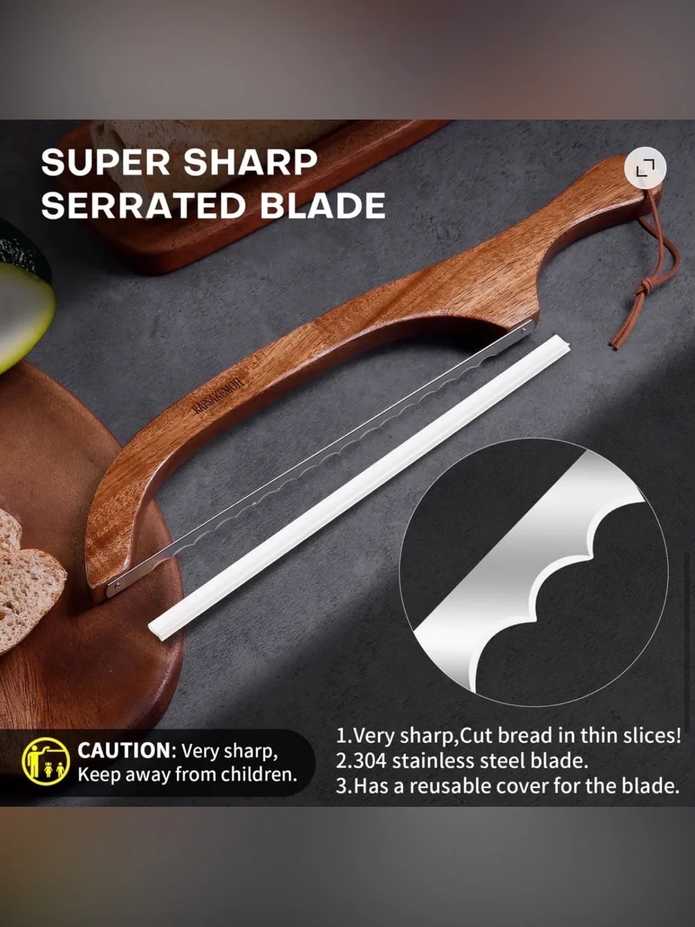 Sourdough Bread Knife, Bread Knife for Homemade Bread